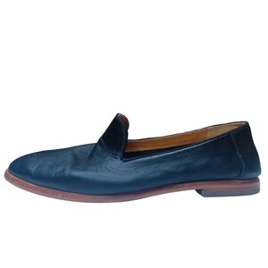 SARTO By Franco Sarto Black Soft Leather Loafers Size 8.5 Minimalist